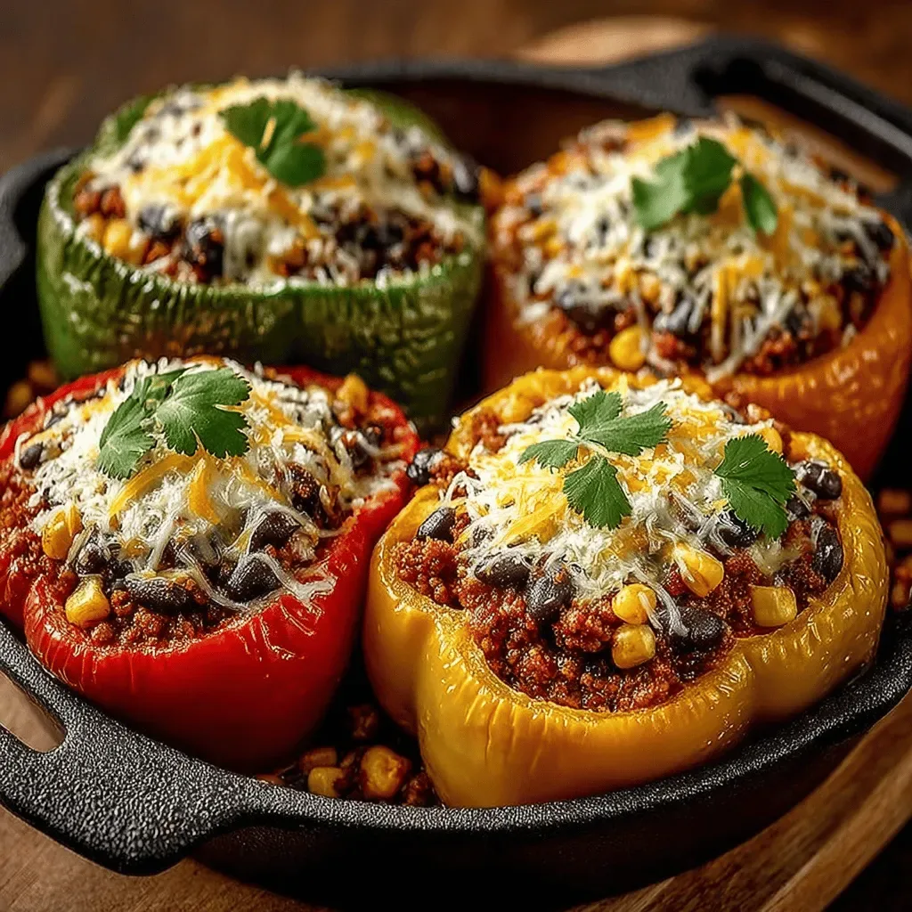 Colorful Quinoa-Stuffed Turkey Peppers: A Flavorful and Nutritious Meal
