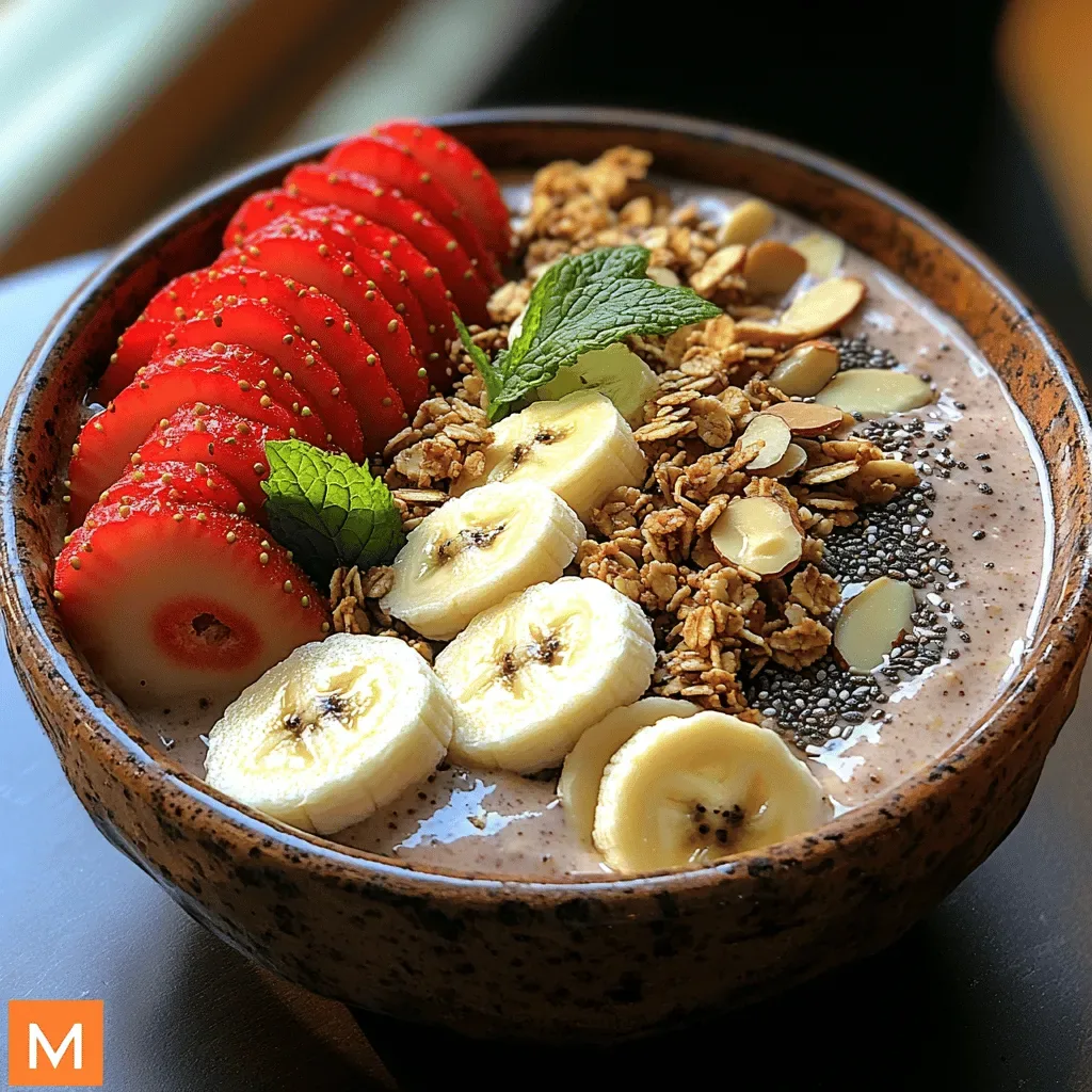 Indulge in a Healthy Delight: The Strawberry Banana Bliss Bowl Recipe