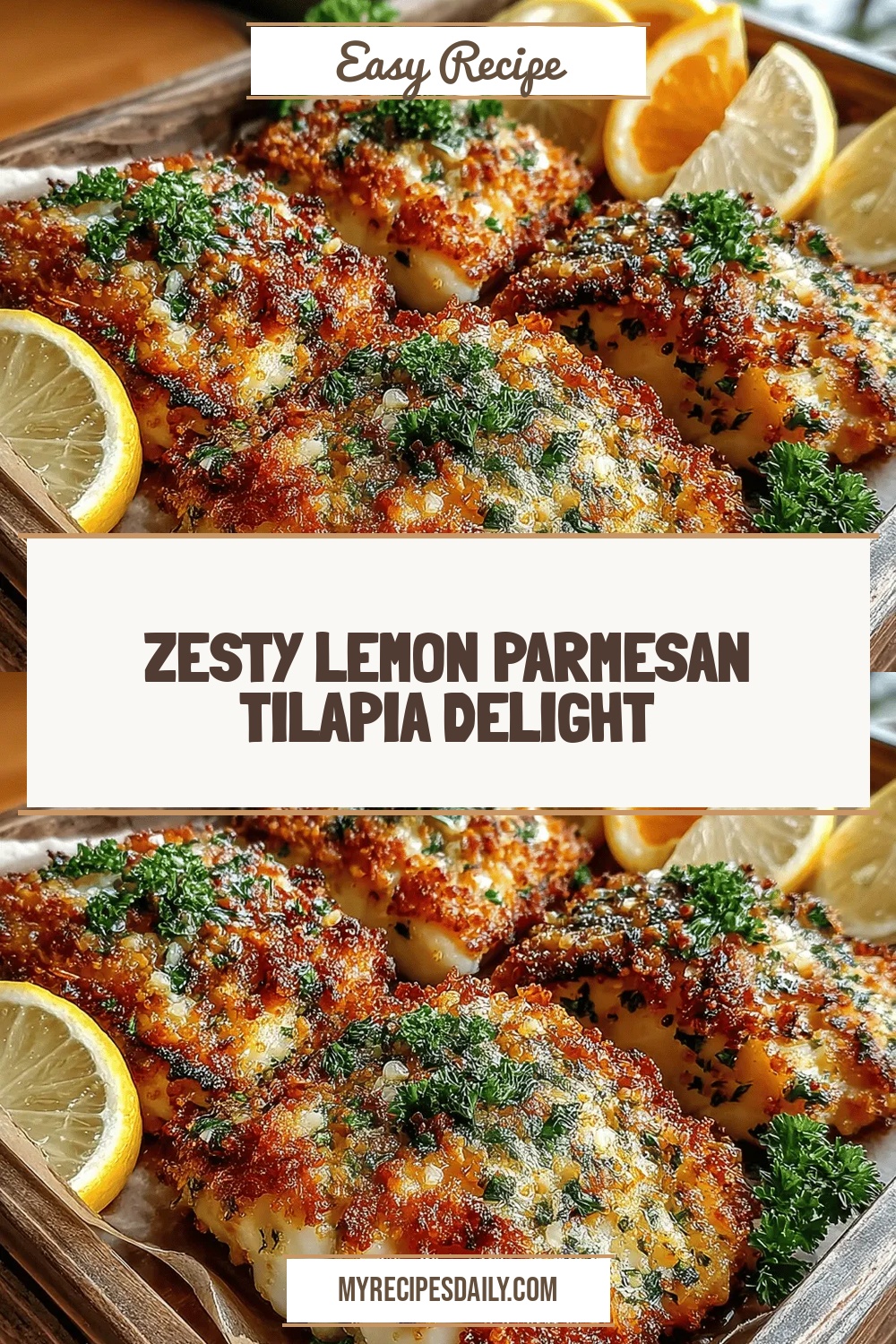 Zesty Lemon Parmesan Tilapia Delight