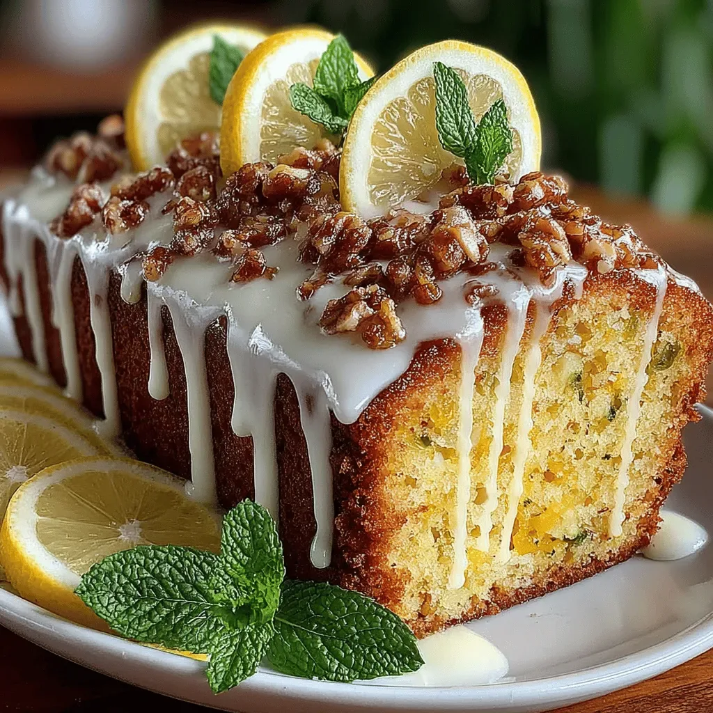 Luscious Lemon Zucchini Cake: A Delightful Recipe
