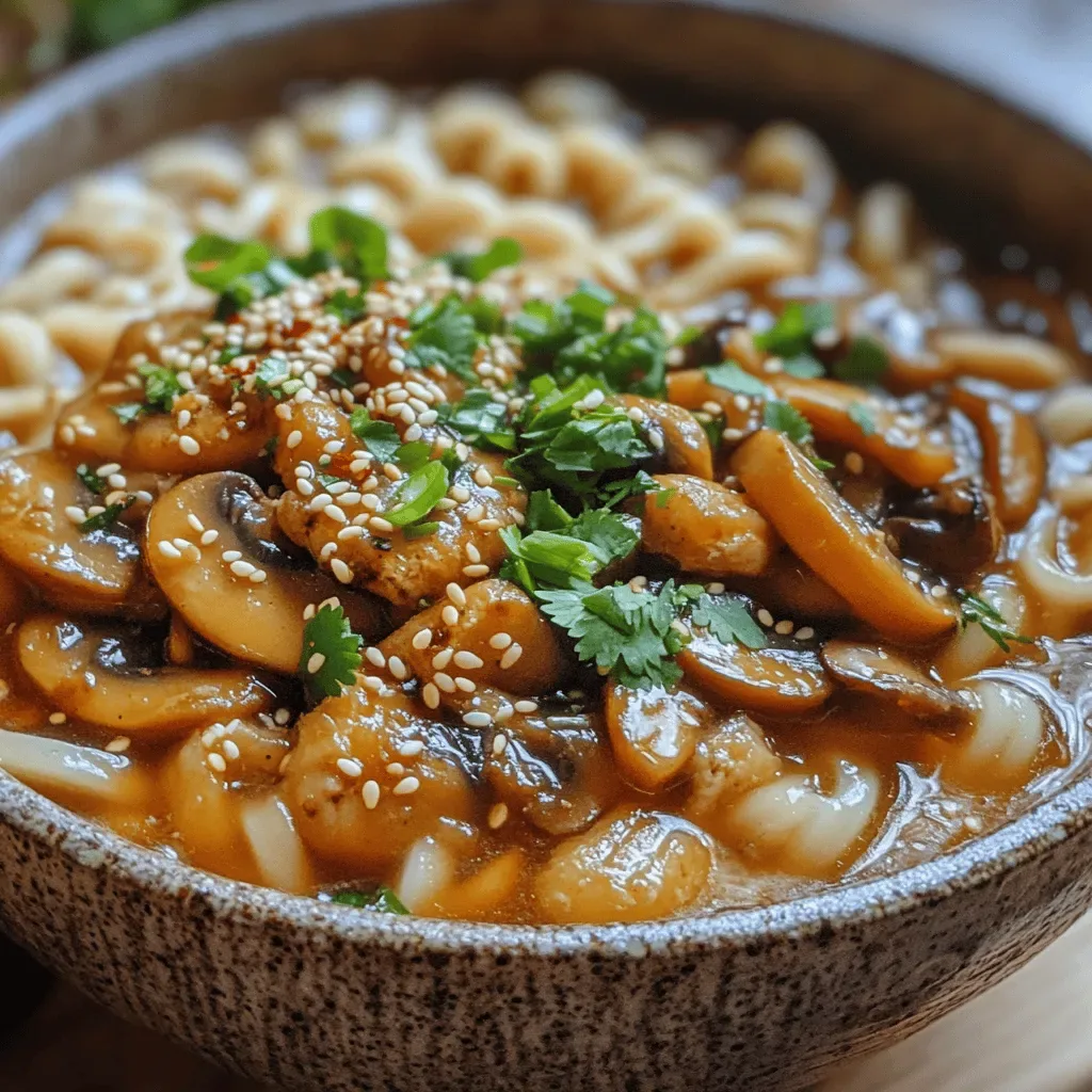 Earthy Miso Mushroom Udon: A Culinary Journey into Flavor