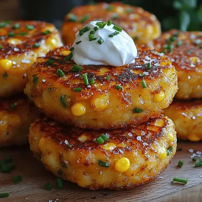 Sweet Corn Potato Cakes Recipe