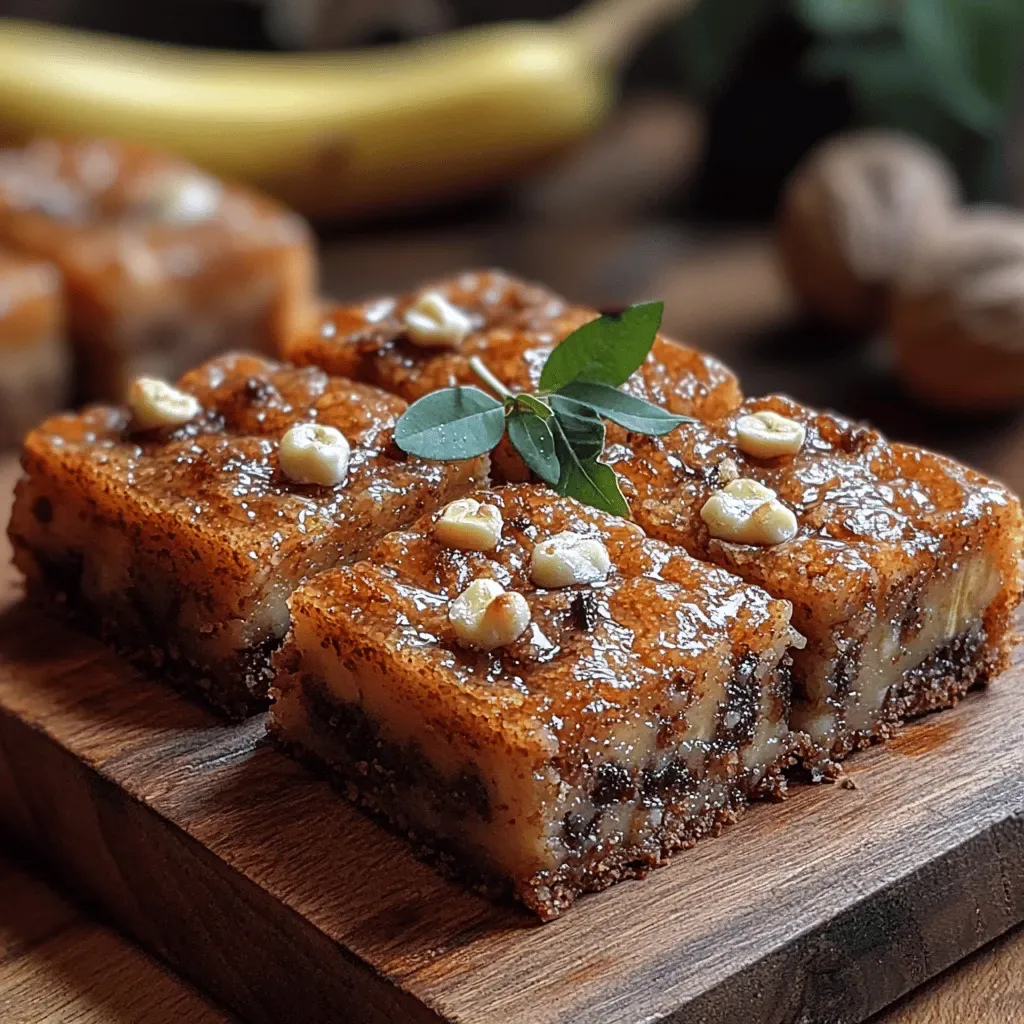 Heavenly Banana Blondies: A Deliciously Easy Recipe