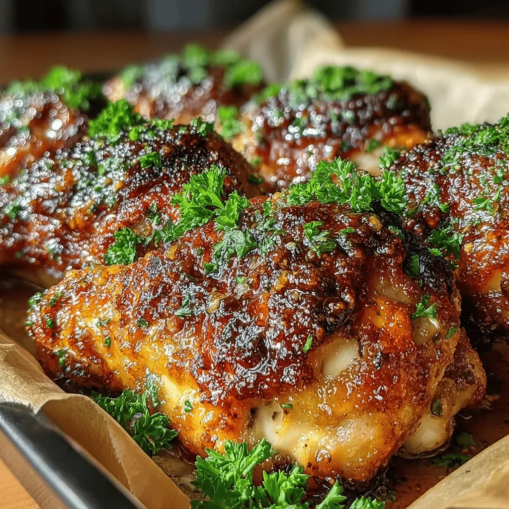 Sticky Maple Dijon Chicken Drumsticks