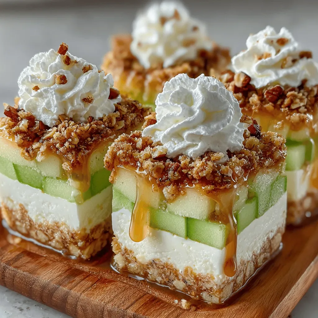 Frozen Yogurt Apple Pie Crunch Slices: A Delicious Treat