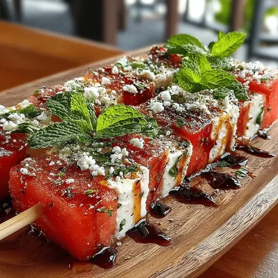 Watermelon Feta Delight Skewers: The Ultimate Summer Appetizer