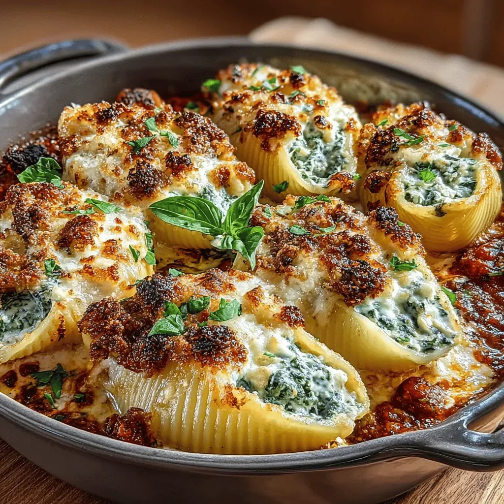 Creamy Spinach and Mushroom Stuffed Shells: A Delicious Recipe Guide