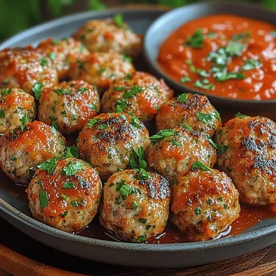 Savory Herb-Infused Turkey Meatballs Recipe