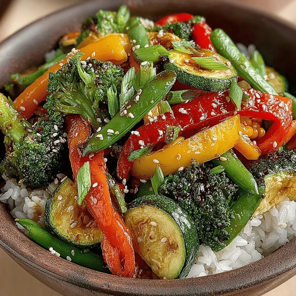Sunny Garden Veggie Stir Fry: A Colorful and Healthy Delight