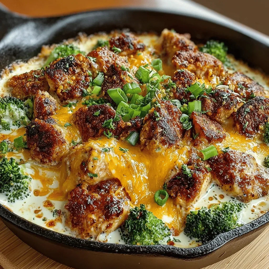 Cheesy Ranch Chicken Broccoli Skillet: The Perfect One-Pan Meal
