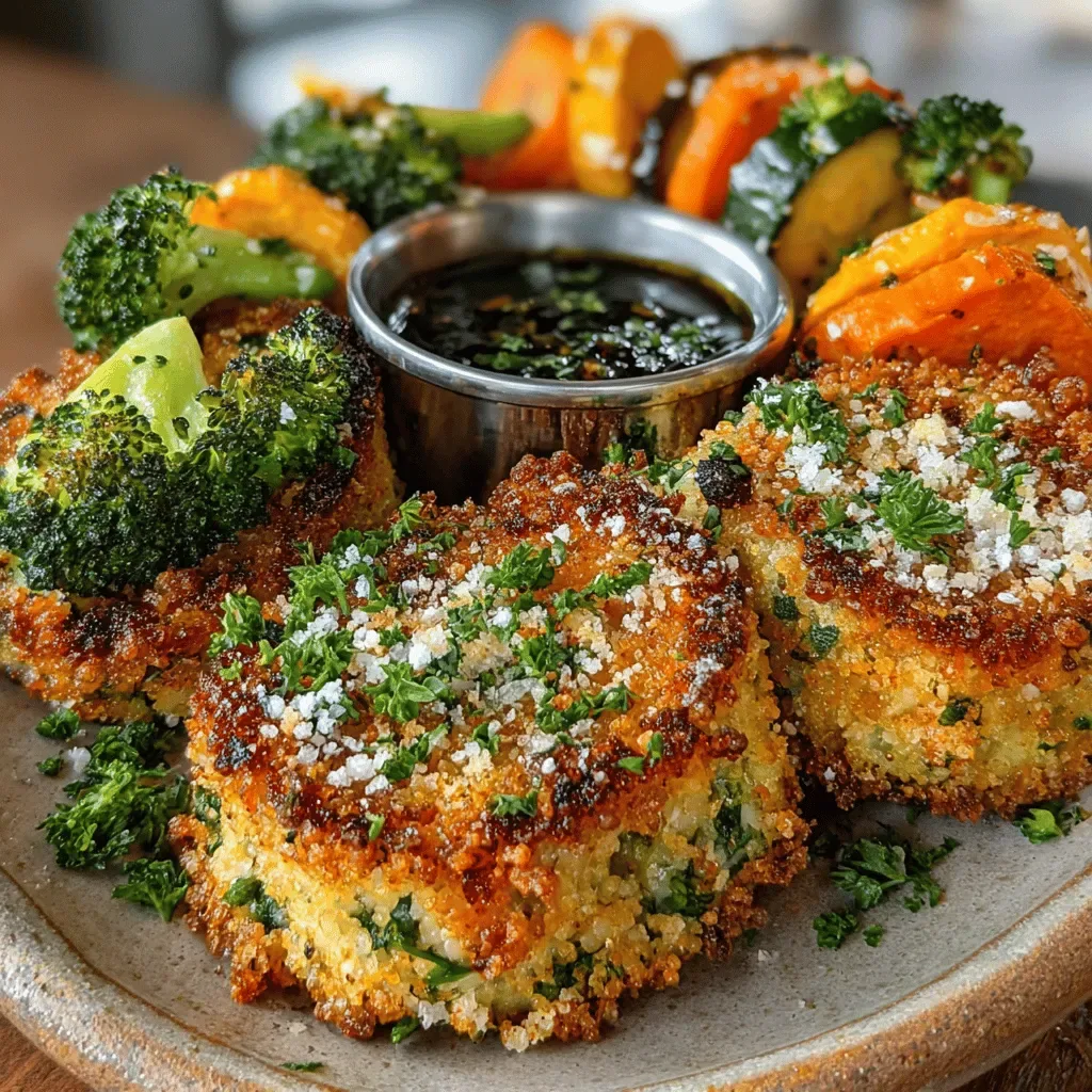 Crispy Baked Veggie Nuggets