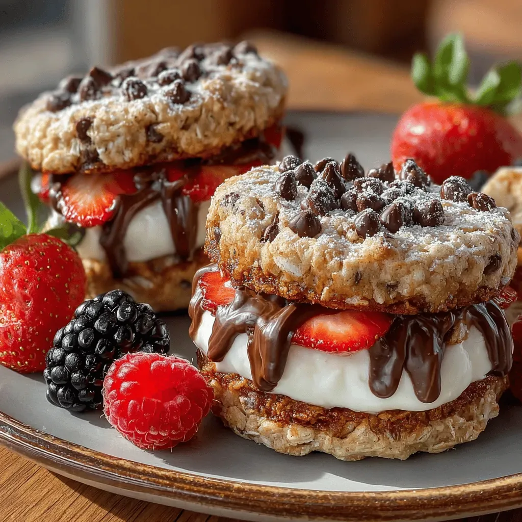 Frosty Banana Oat Cookie Sandwiches: A Deliciously Healthy Treat