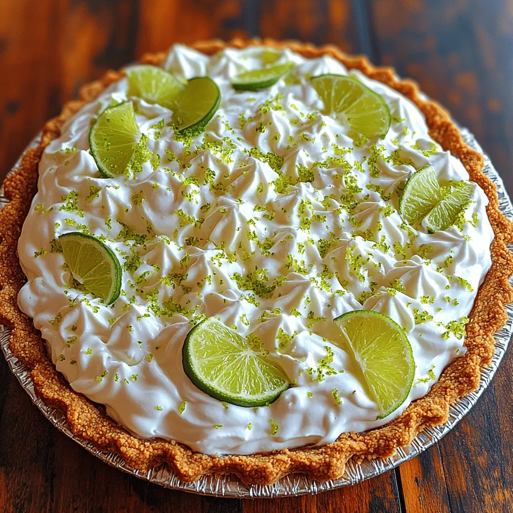 Key Lime Dream Pie: A Tropical Delight