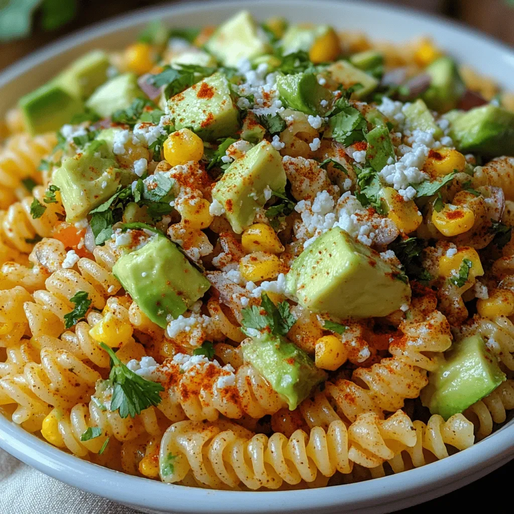 Zesty Mexican Street Corn Pasta Salad: A Fresh and Flavorful Delight