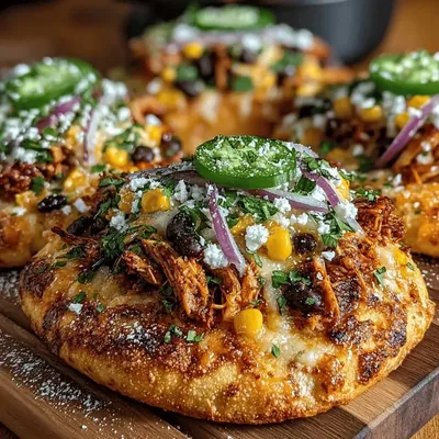 Hatch Chili Chicken Nacho Flatbread