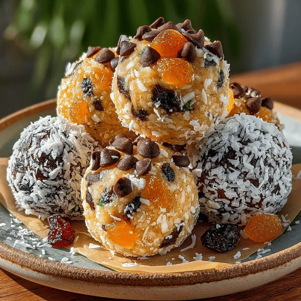 Sunny Bliss No-Bake Summer Energy Bites