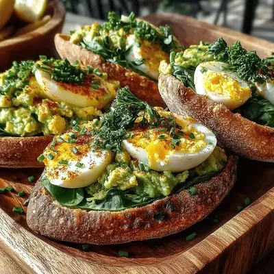 Avocado Egg Salad Stuffed Pitas