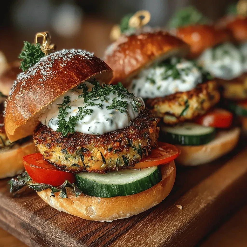 Baked Falafel Zucchini Sliders: A Delicious and Healthy Recipe