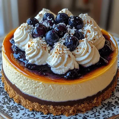 Heavenly White Chocolate Blueberry Cheesecake Recipe