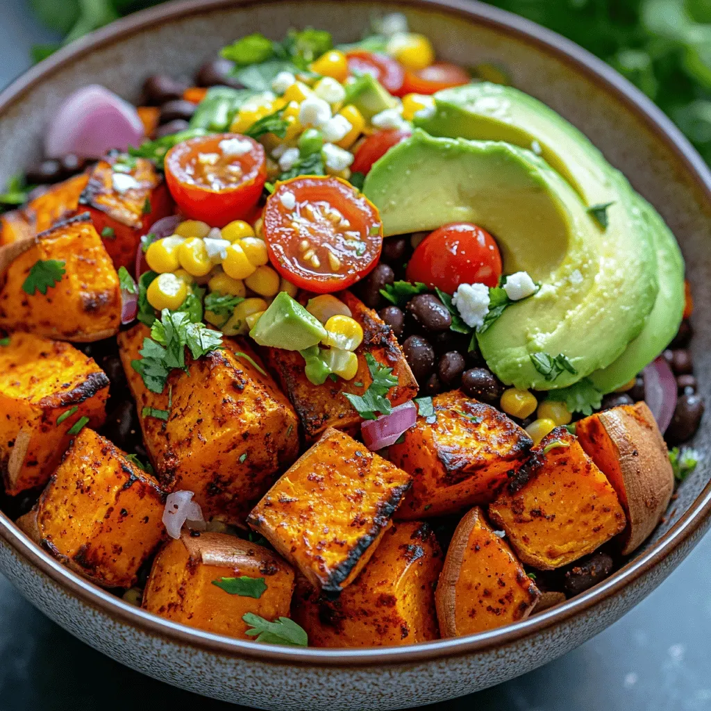 Sweet & Spicy Tex-Mex Sweet Potato Bowls