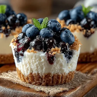 No-Bake Blueberry Cheesecake Bombs: A Sweet Delight