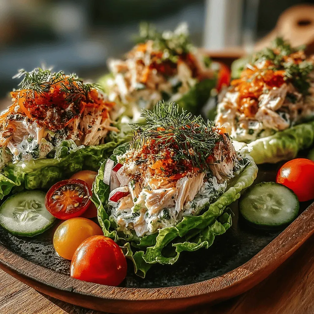 Avocado Tuna Salad Lettuce Boats: A Fresh and Healthy Meal Option
