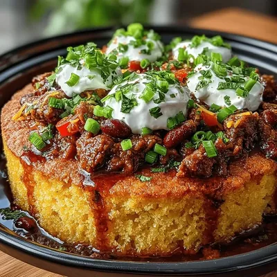 Hearty Crockpot Chili with Cornbread Crust: A Comforting Delight