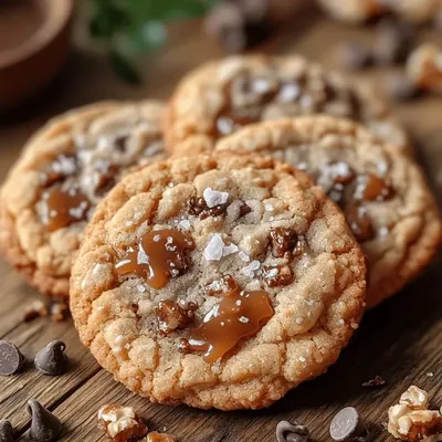 Crunchy Cookies with a Salted Caramel Twist: The Allure of a Delectable Treat