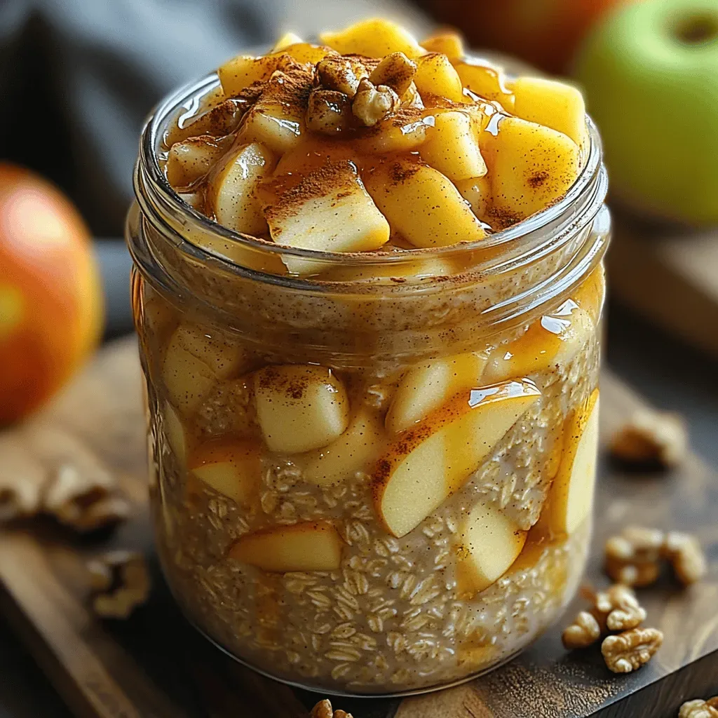 Apple Pie Overnight Oats: A Delicious and Nutritious Breakfast Choice