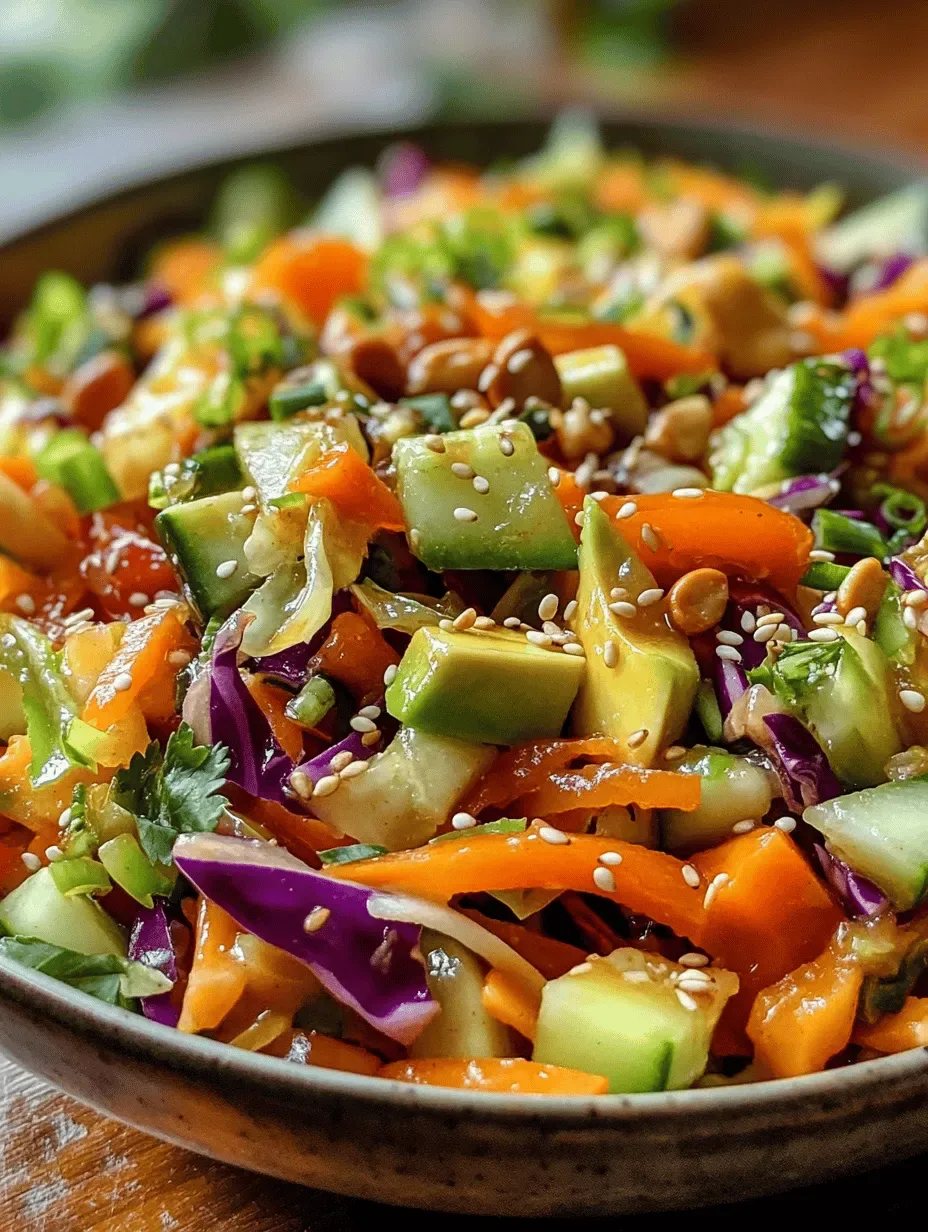 Vibrant Crunchy Asian Chopped Salad: A Refreshing Delight