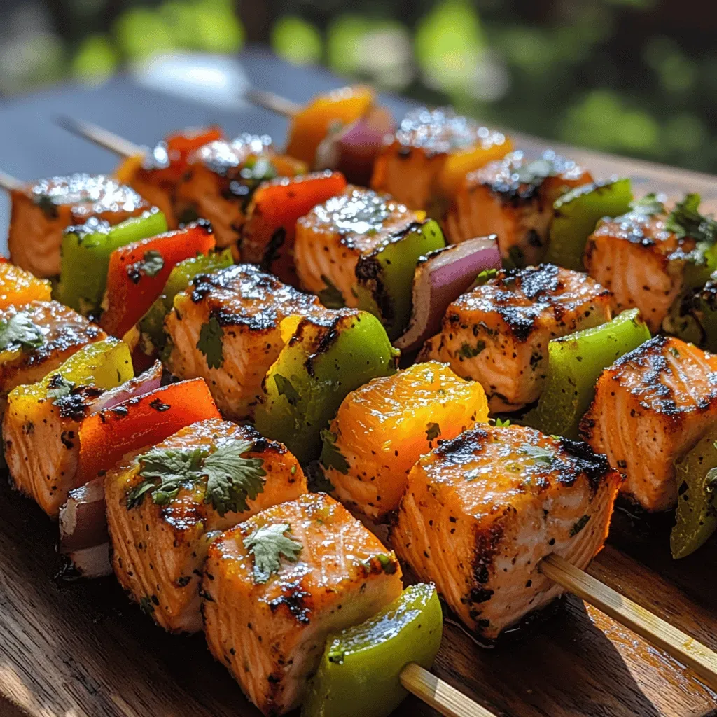 Zingy Orange Ginger Salmon Skewers: A Flavorful Culinary Adventure