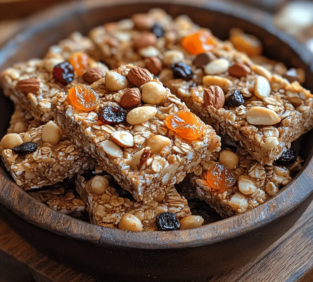 Crunchy Chewy Nutty Delight Granola Bars