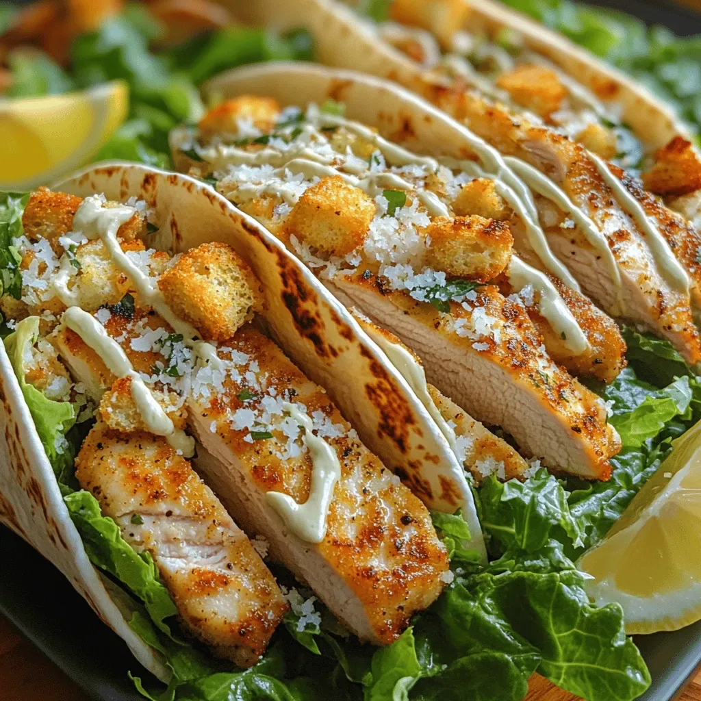 Crispy Chicken Caesar Wraps: A Delicious and Versatile Meal