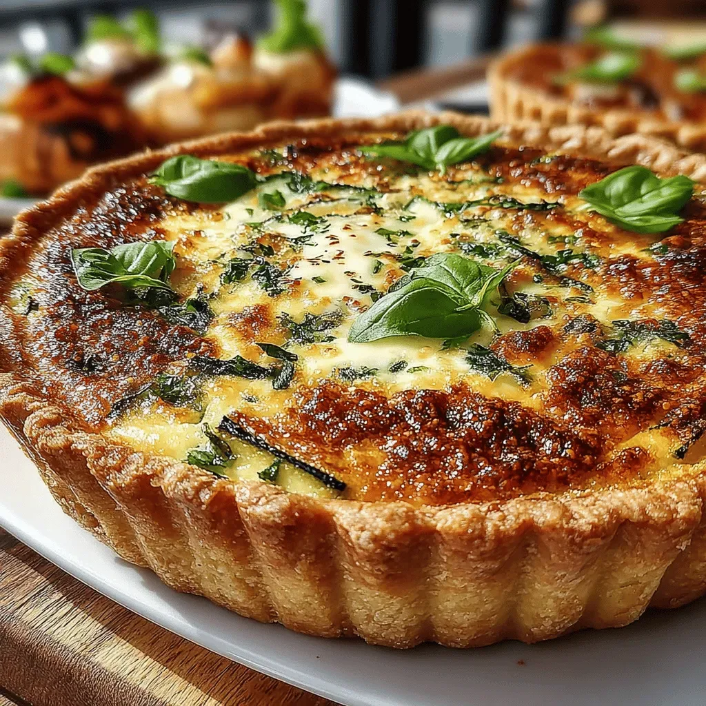 Zucchini Basil Bliss Quiche: A Culinary Delight