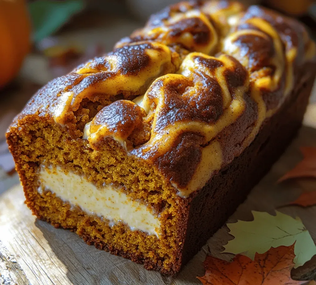 Cheesecake-Stuffed Pumpkin Bread: A Fall Favorite