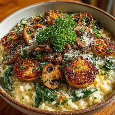 Creamy Mushroom and Spinach Risotto: The Ultimate Comfort Dish