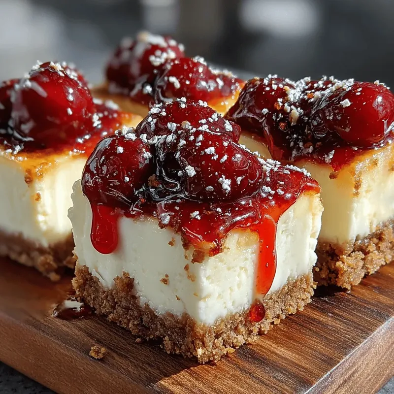 Frozen Yogurt Cherry Cheesecake Slices: A Delicious and Guilt-Free Dessert