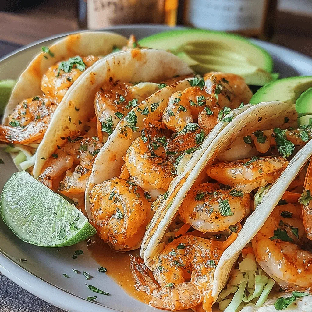 Garlic Butter Shrimp Tacos