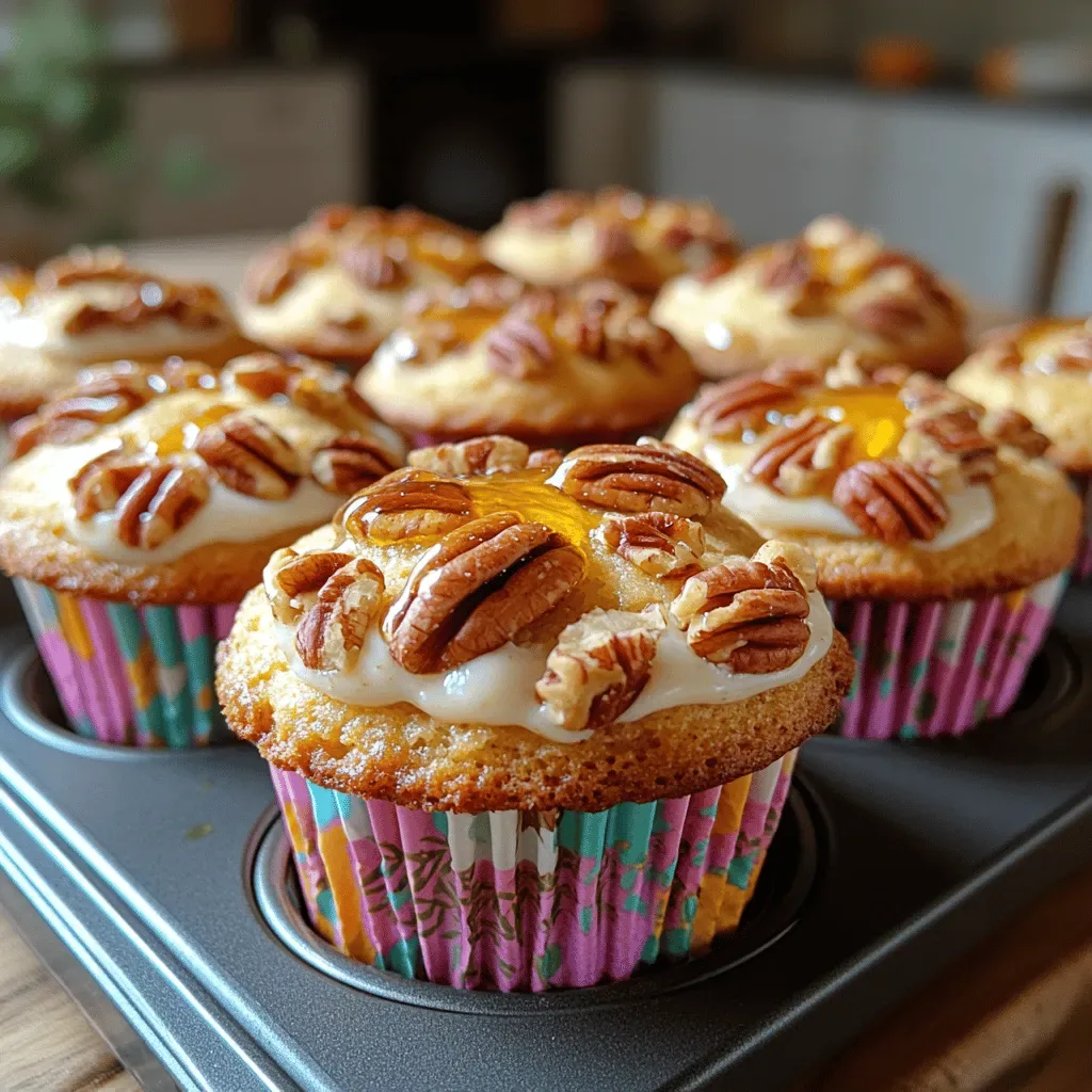 Honey Pecan Cheesecake Muffins Recipe