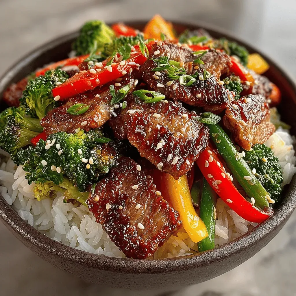 Quick Teriyaki Chicken & Rainbow Veggie Stir-Fry
