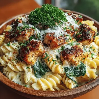 Creamy Garlic Chicken Rotini Delight: A Culinary Journey