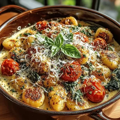 One-Pot Creamy Pesto Gnocchi Recipe