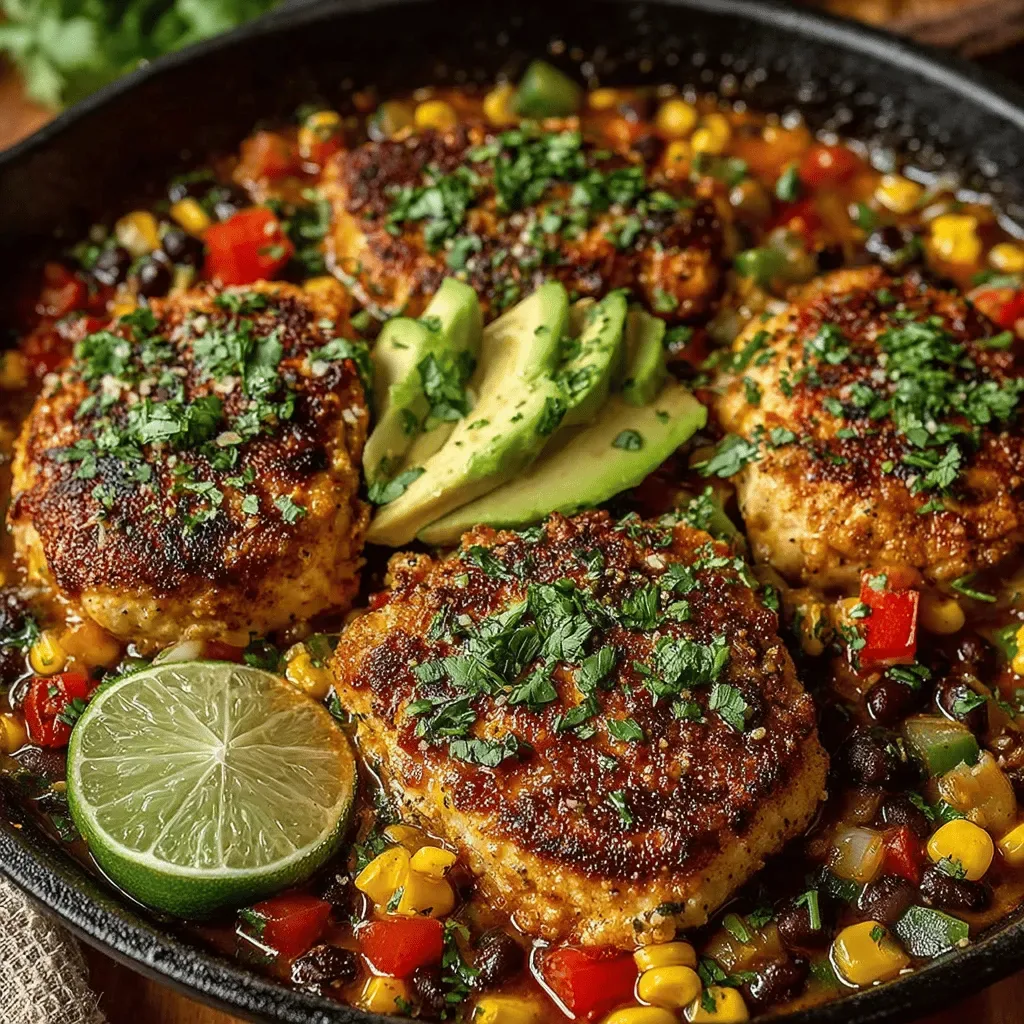 Spicy One-Pan Southwest Chicken & Black Beans Recipe
