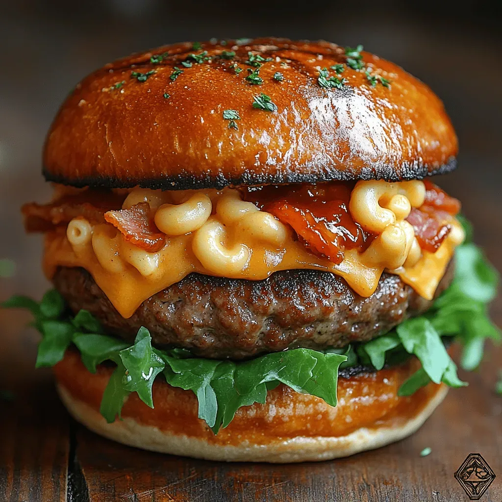 Ultimate BBQ Mac and Cheese Burger: A Culinary Delight