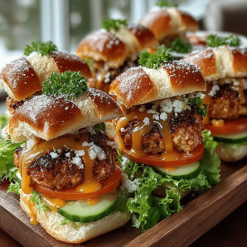 Honey Mustard Turkey & Veggie Sliders