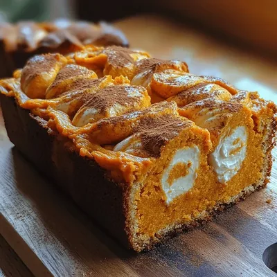 Autumn Delight Pumpkin Cream Cheese Swirl Loaf Recipe