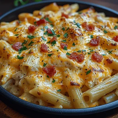 Creamy Chicken Bacon Ranch Pasta Bake: A Comforting Delight for Every Occasion