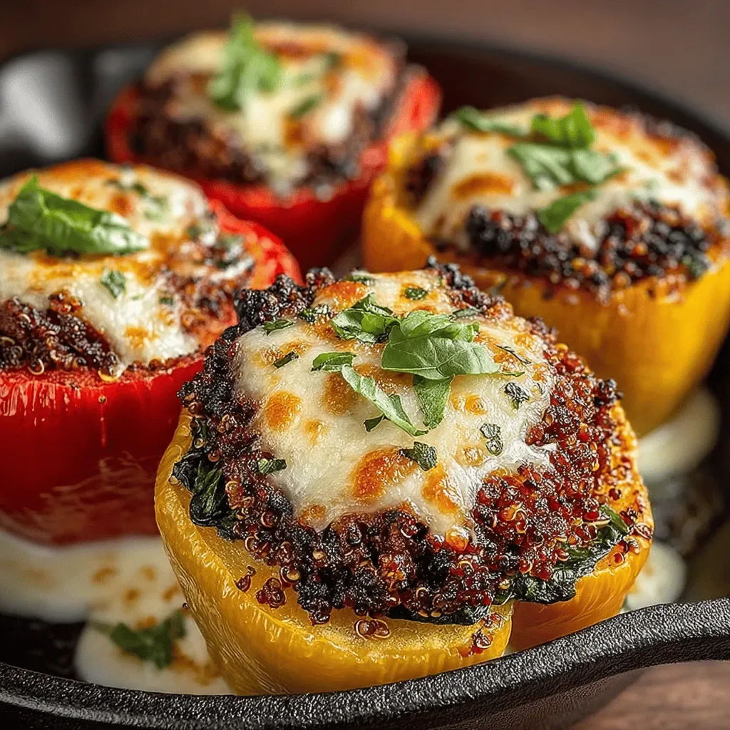 Savory Turkey and Spinach Stuffed Peppers Recipe