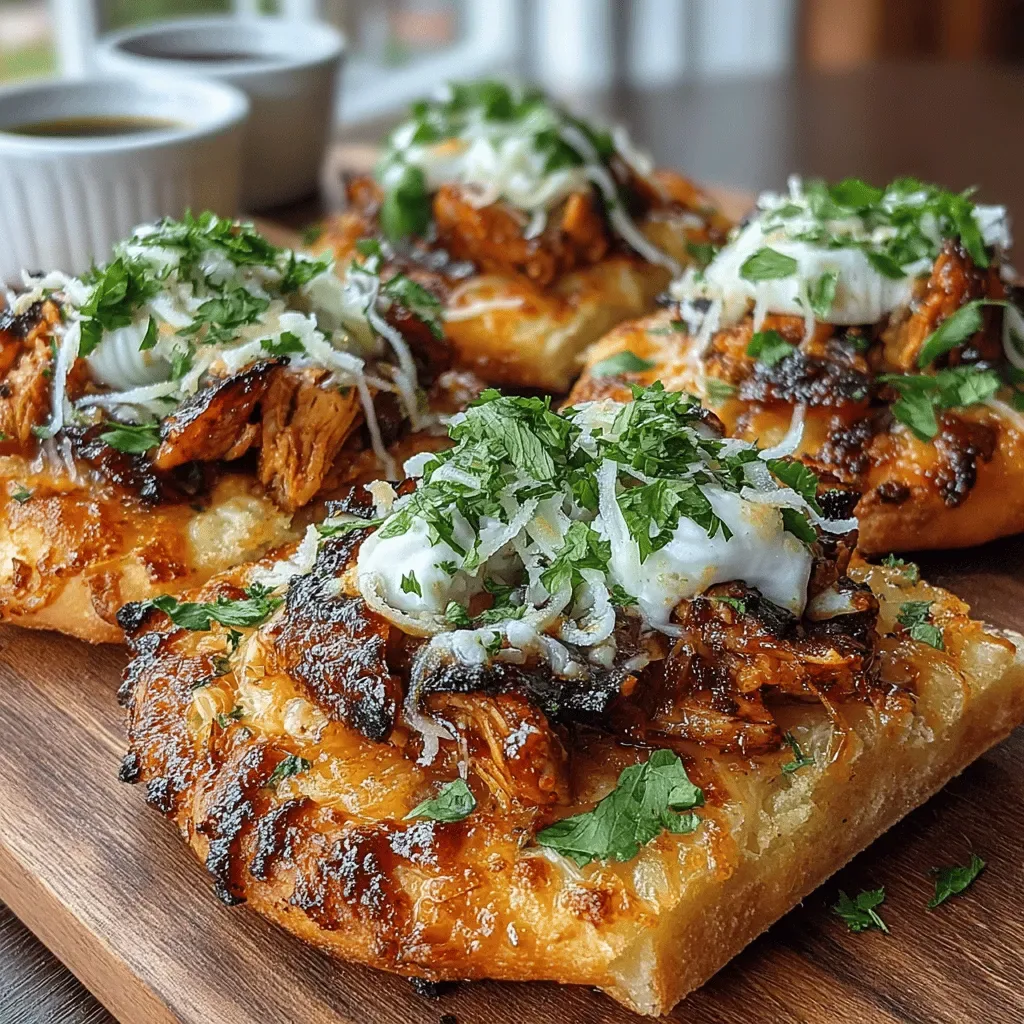 BBQ Chicken Flatbread Delight Recipe