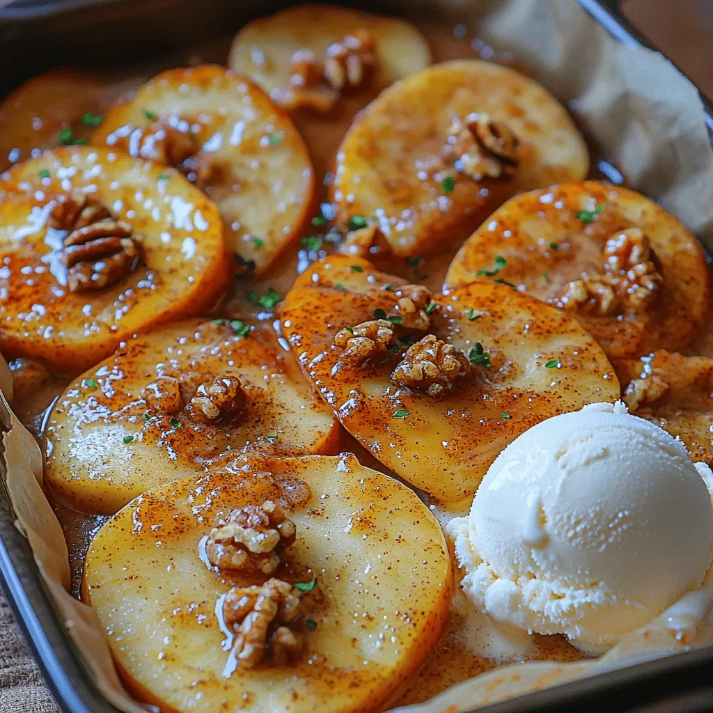 Sweet Cinnamon Baked Apple Slices